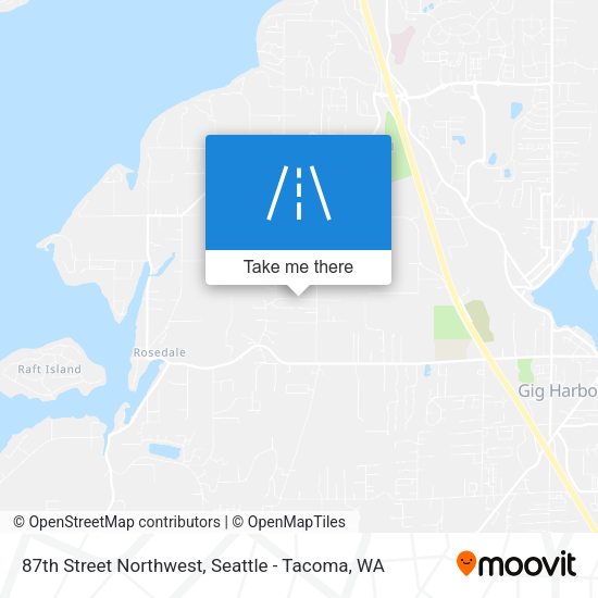 Mapa de 87th Street Northwest