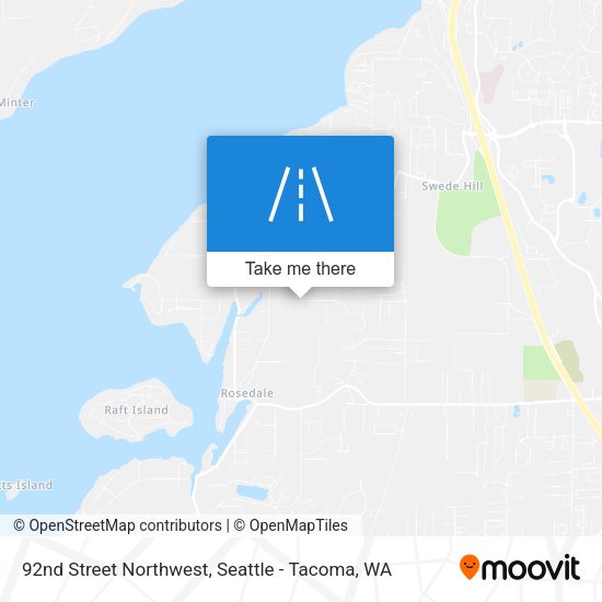 Mapa de 92nd Street Northwest