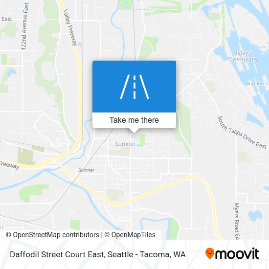 Mapa de Daffodil Street Court East