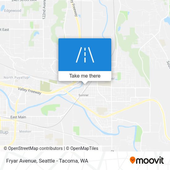 Mapa de Fryar Avenue