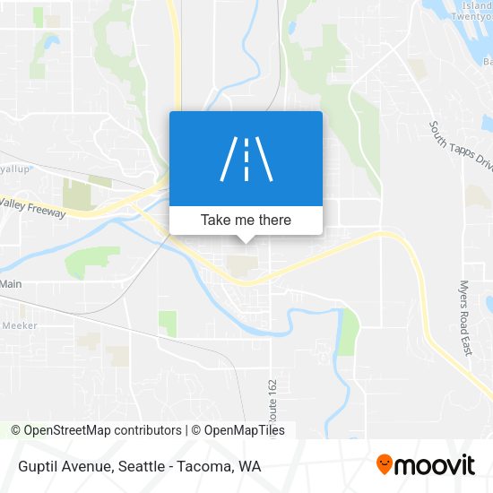 Mapa de Guptil Avenue