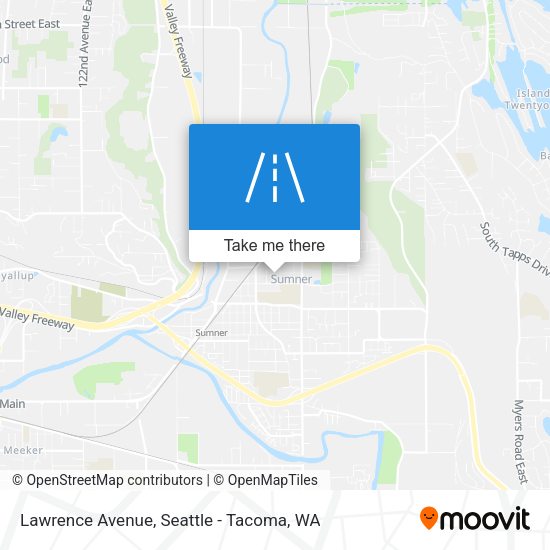 Lawrence Avenue map