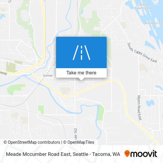 Meade Mccumber Road East map