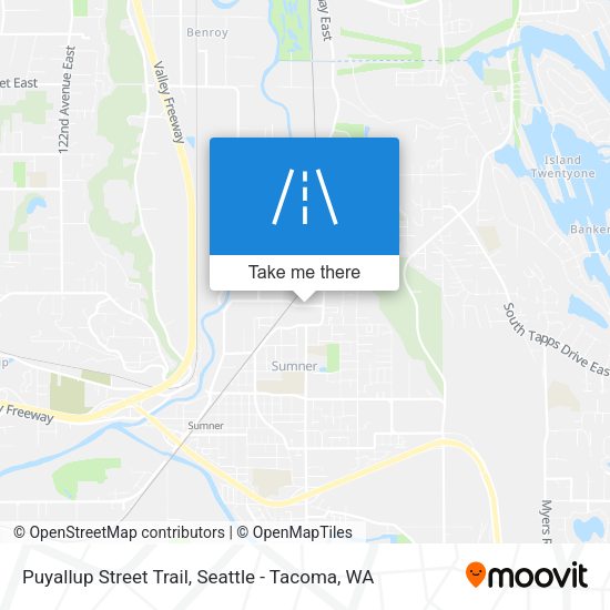 Puyallup Street Trail map