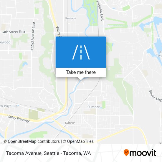 Tacoma Avenue map