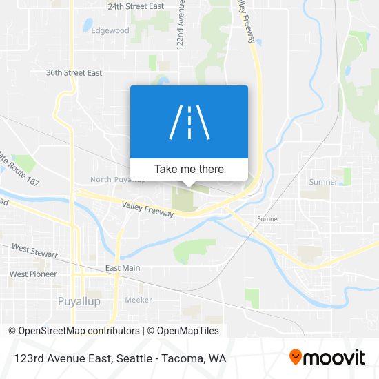Mapa de 123rd Avenue East
