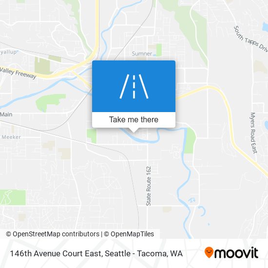 Mapa de 146th Avenue Court East