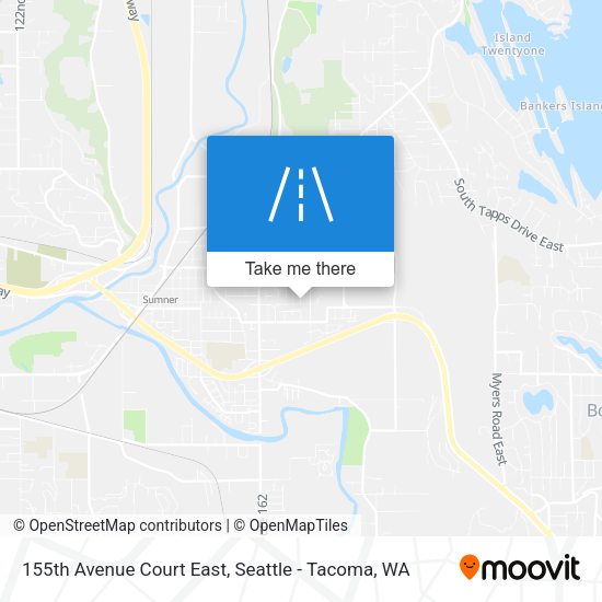 Mapa de 155th Avenue Court East