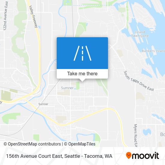 156th Avenue Court East map