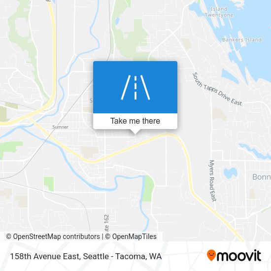 158th Avenue East map