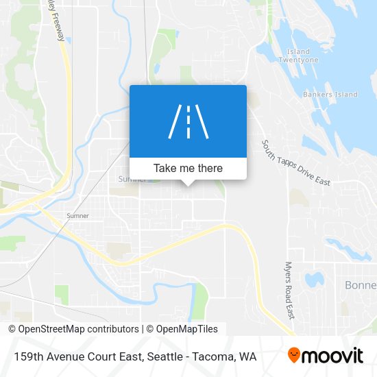 159th Avenue Court East map