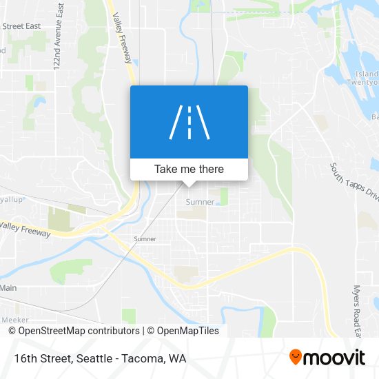 Mapa de 16th Street
