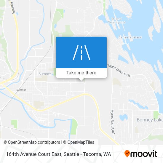 Mapa de 164th Avenue Court East