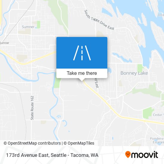 Mapa de 173rd Avenue East