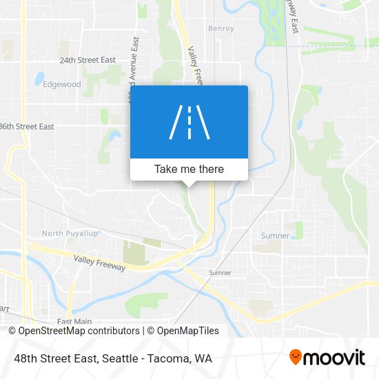 48th Street East map