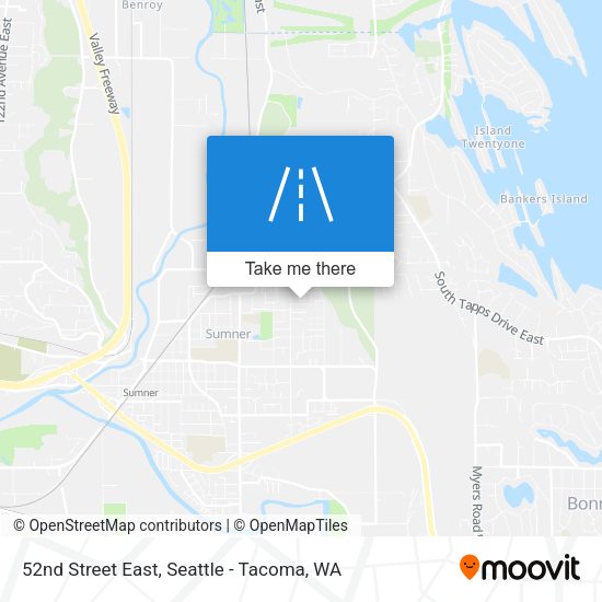 52nd Street East map