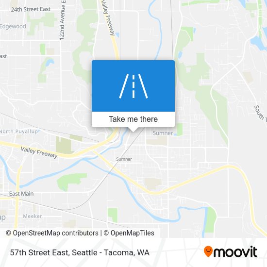 57th Street East map