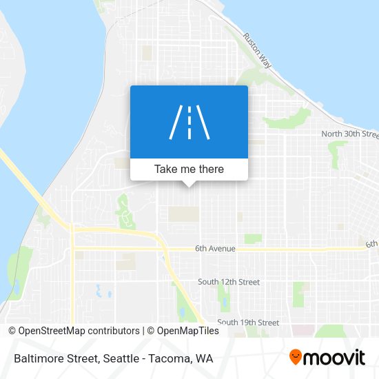 Baltimore Street map