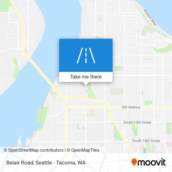 Belair Road map