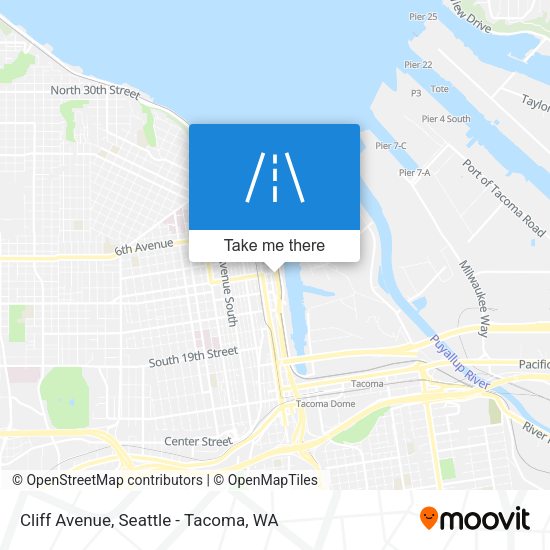 Mapa de Cliff Avenue