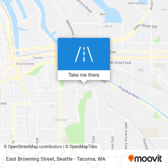 Mapa de East Browning Street