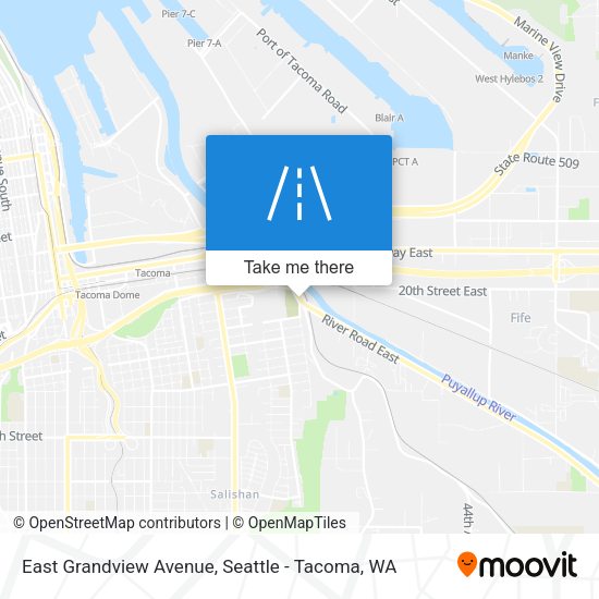 East Grandview Avenue map