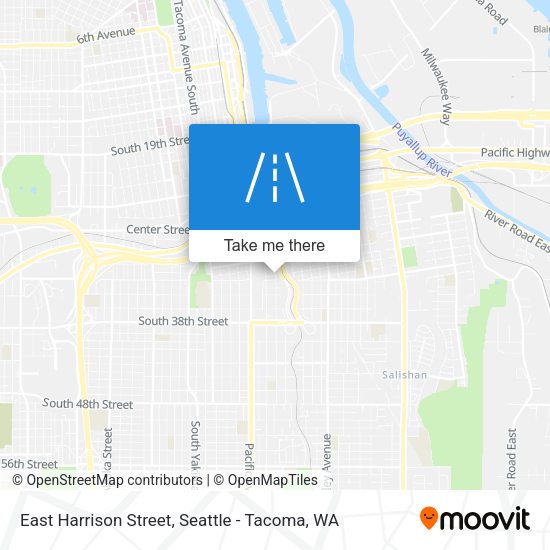 Mapa de East Harrison Street