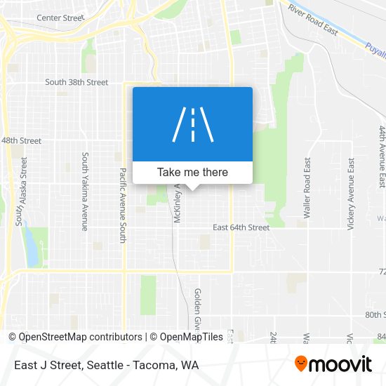 East J Street map