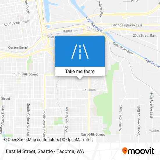 Mapa de East M Street