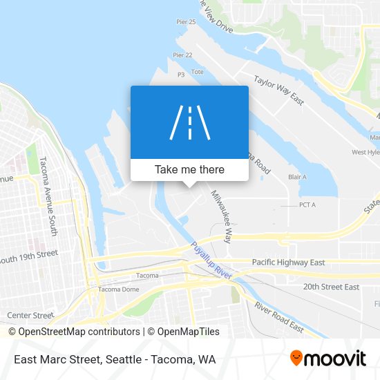 Mapa de East Marc Street