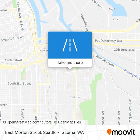 East Morton Street map
