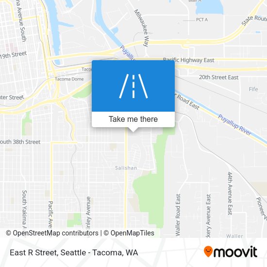 Mapa de East R Street