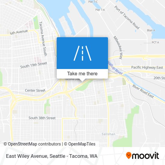 East Wiley Avenue map