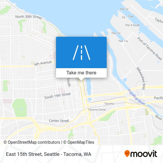 Mapa de East 15th Street