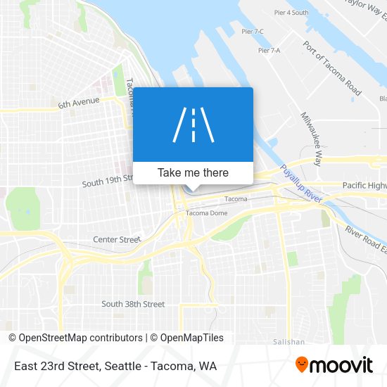 Mapa de East 23rd Street