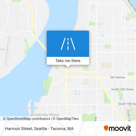 Harmon Street map