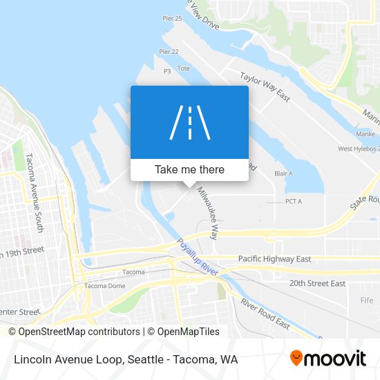 Lincoln Avenue Loop map