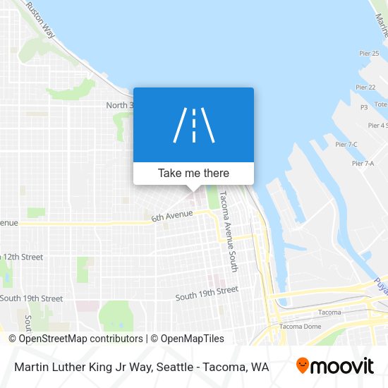 Mapa de Martin Luther King Jr Way
