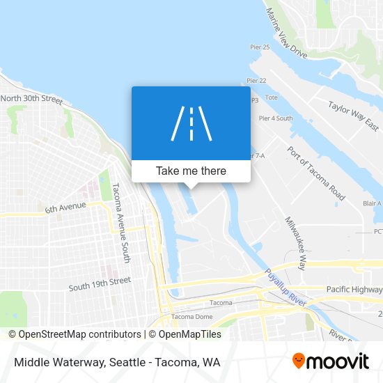 Mapa de Middle Waterway