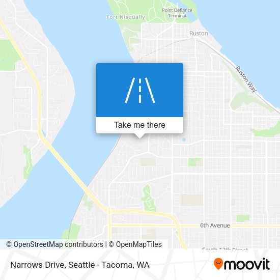 Narrows Drive map
