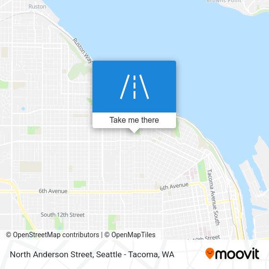 North Anderson Street map