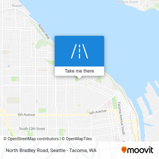 North Bradley Road map