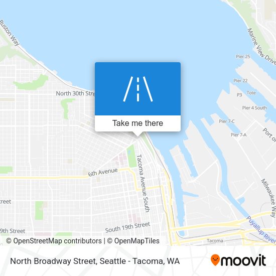 North Broadway Street map