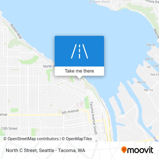 Mapa de North C Street