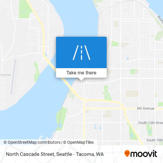 North Cascade Street map