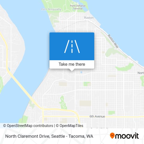 Mapa de North Claremont Drive