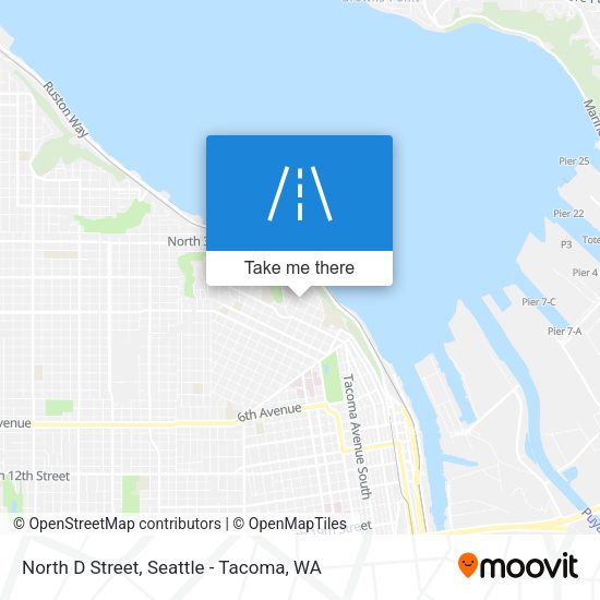 North D Street map