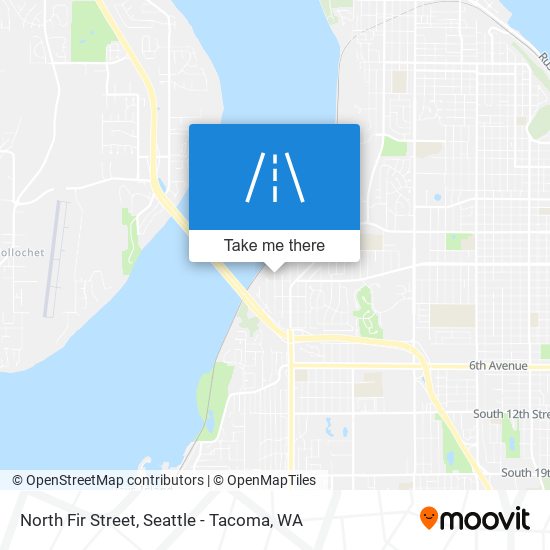 Mapa de North Fir Street