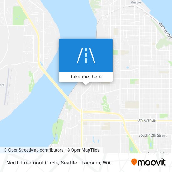 Mapa de North Freemont Circle
