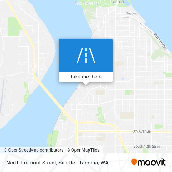 North Fremont Street map
